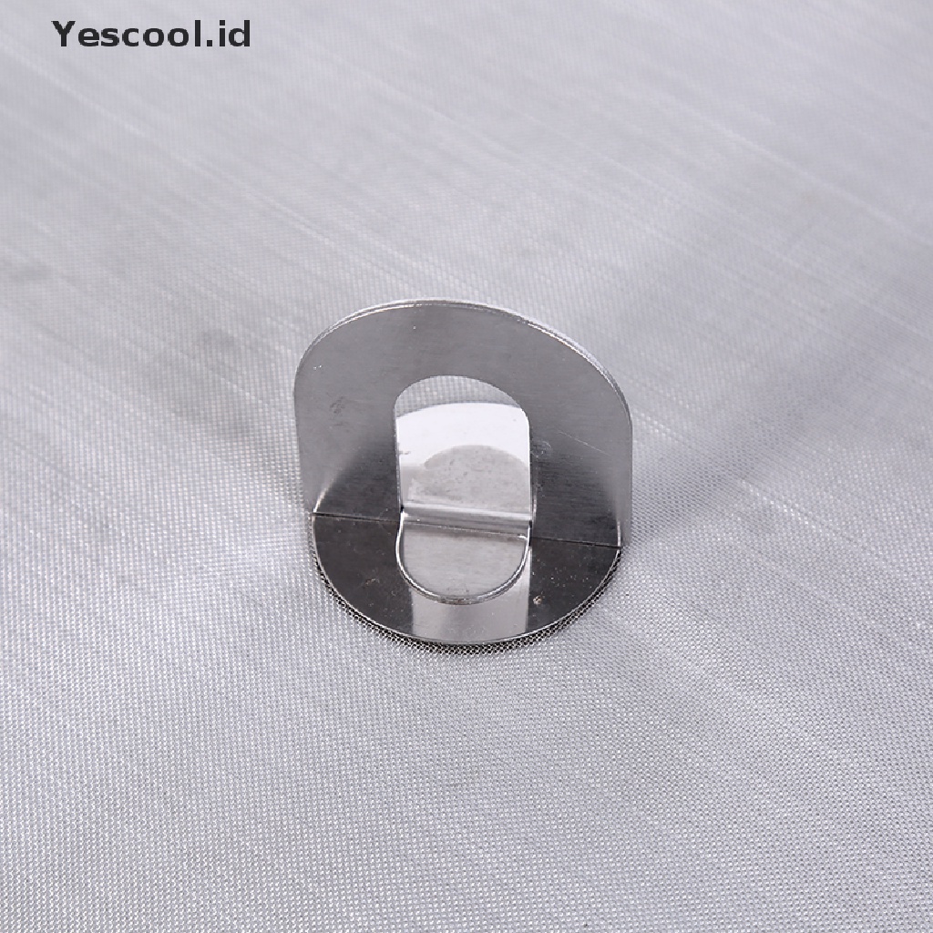 【Yescool】 stainless steel cover lid oil proofing frying pan splatter screen spill proof .