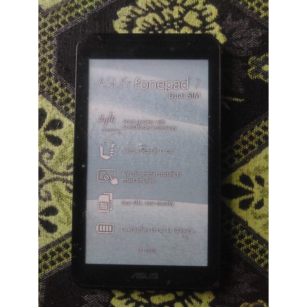 Hanya Plastik Bukan hp Dami Contoh Hp android ASUS forepad 7