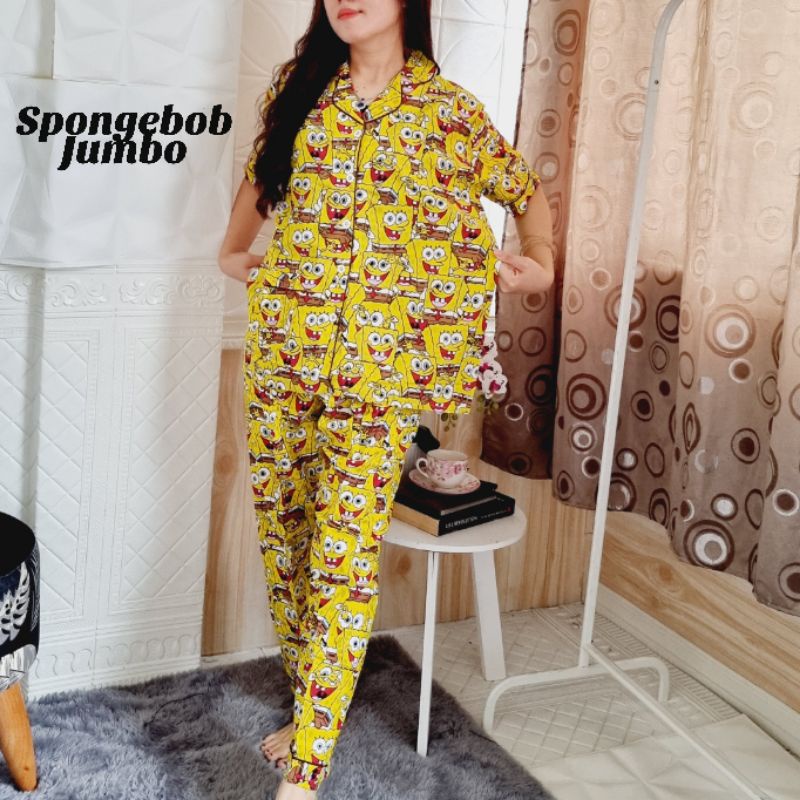 Piyama Dewasa CP Jumbo Berbagai Motif / BAHAN KATUN JEPANG /Piyama Murah Berkualitas / Part 3