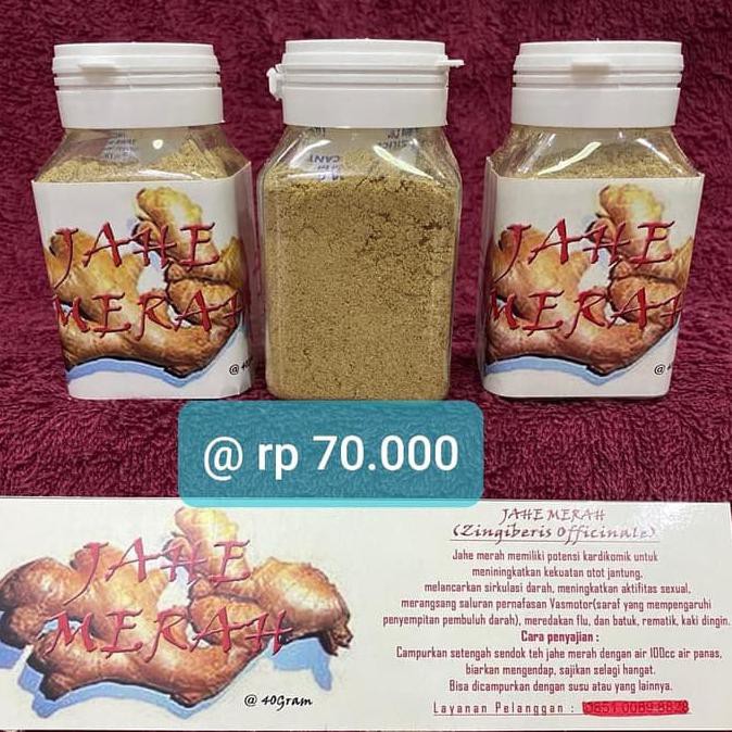 

Extract JAHE MERAH 100% MURNI (TANPA CAMPURAN & TANPA GULA)