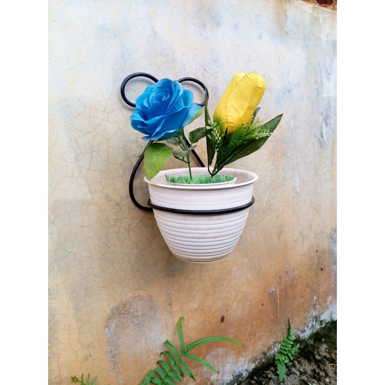 TERMURAH STANDING POT DINDING DIAMETER 15CM / STANDING TEMPEL DINDING / STANDING DINDING / STANDING 