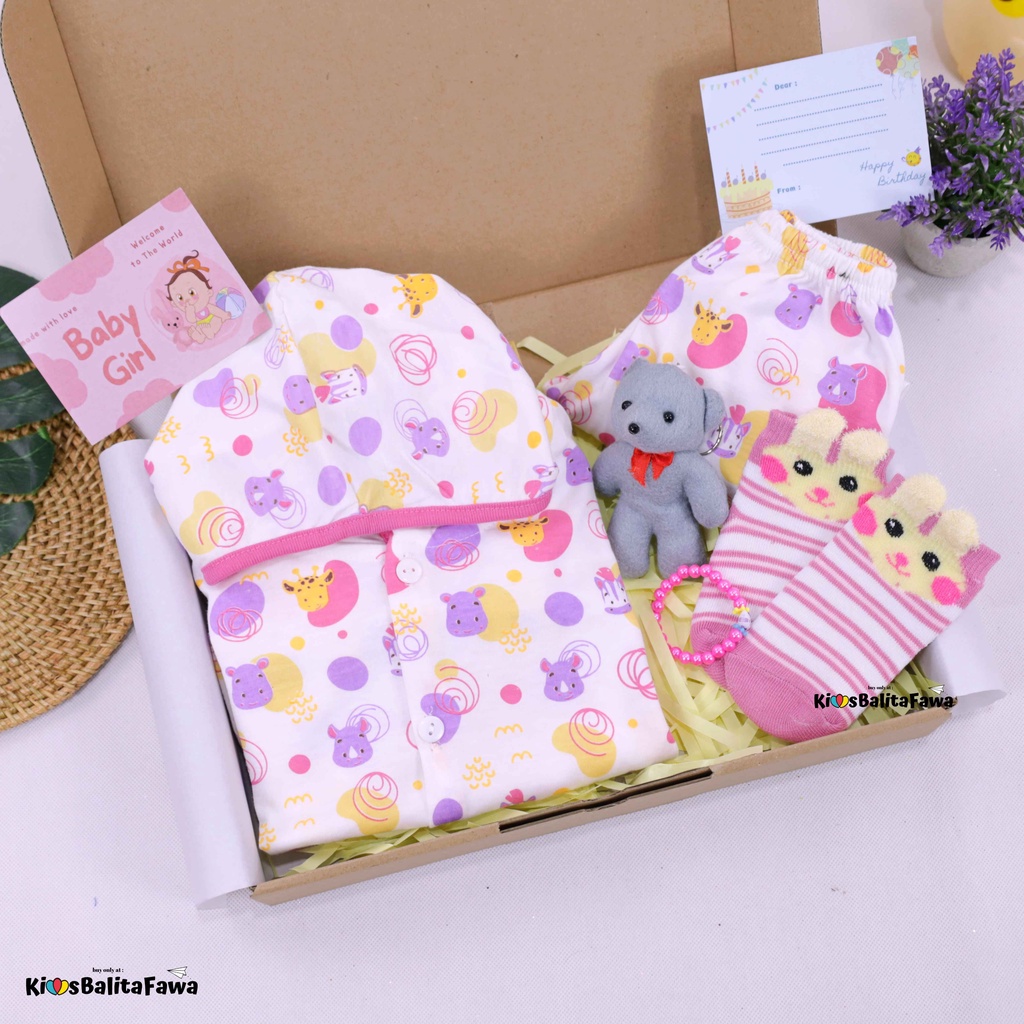 [SLEEPY] Hampers Piyama Baby Girl 0-12 Month / Kado Lahiran Bayi Perempuan Bulan New Born Setelan Gift