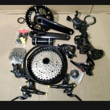 Groupset XT M8100 12speed komplit Hub Freehub SIAP PAKAI
