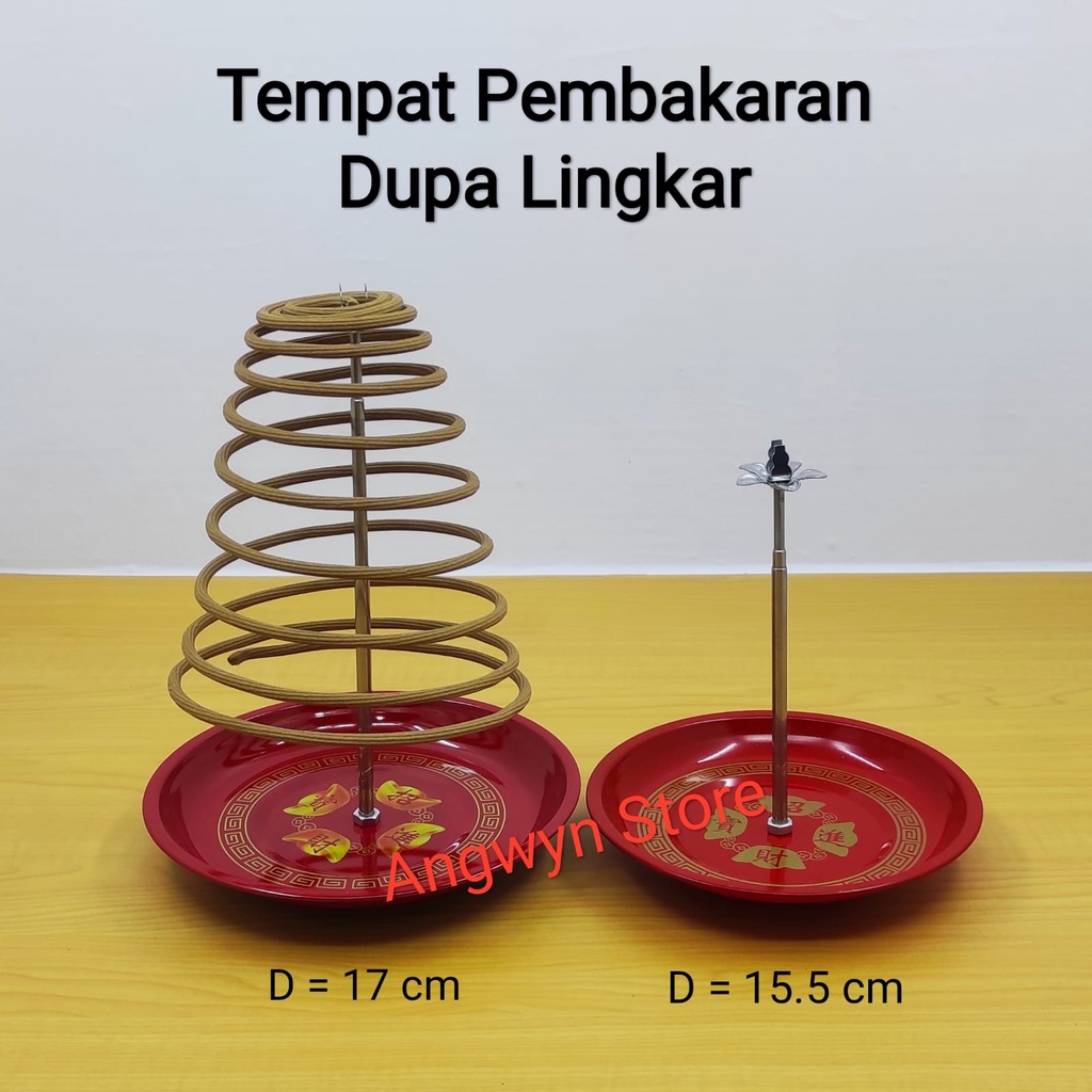 Tempat Pembakaran Dupa lingkar 12-24 Jam