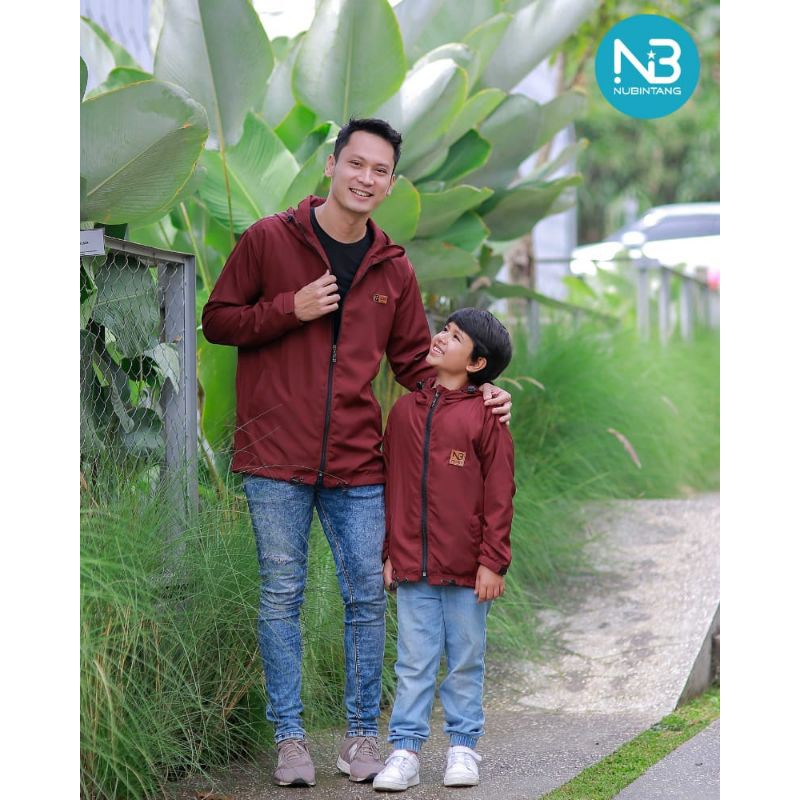 Jaket Sporty Couple Ayah Dan Anak Nubintang