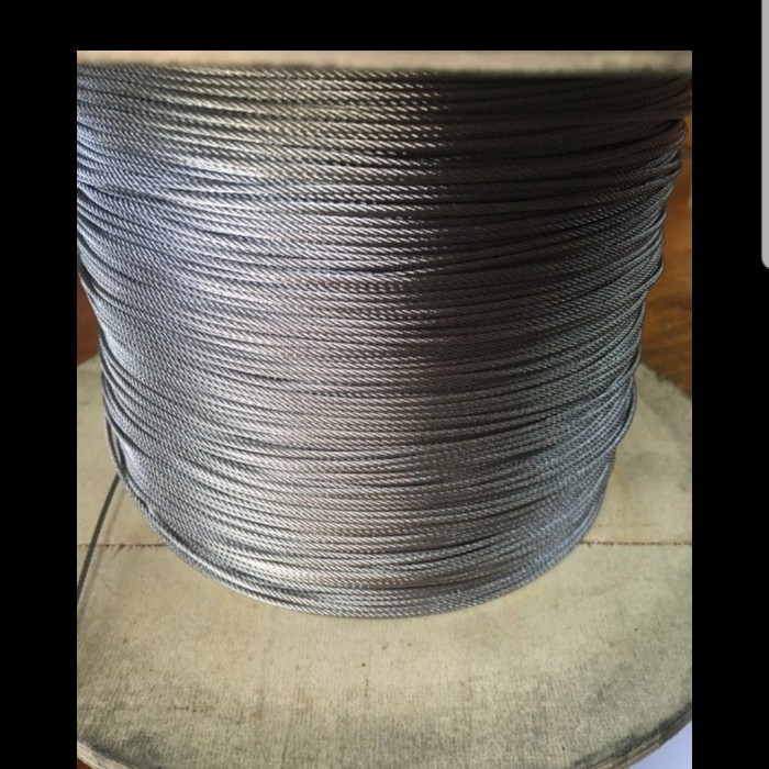 1.5MM 1,5 MM KAWAT SELING SLING WIRE ROPE STAINLESS STEEL SUS304 SS304