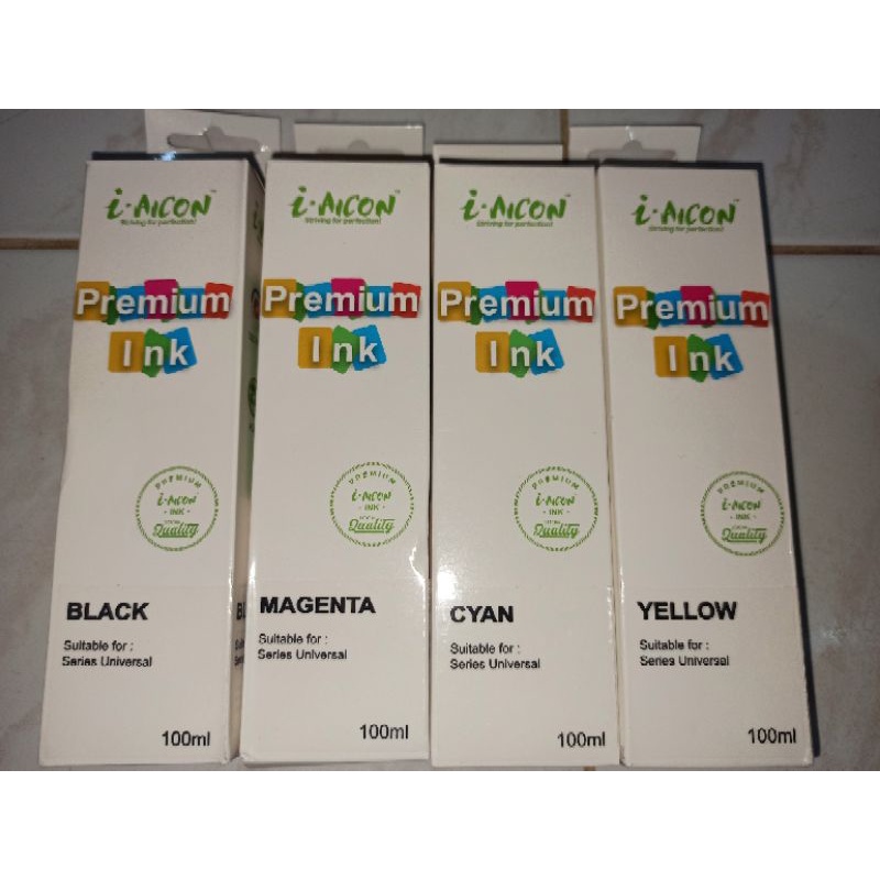 Tinta i-aicon premium ink universal 100ml dan t664 epson