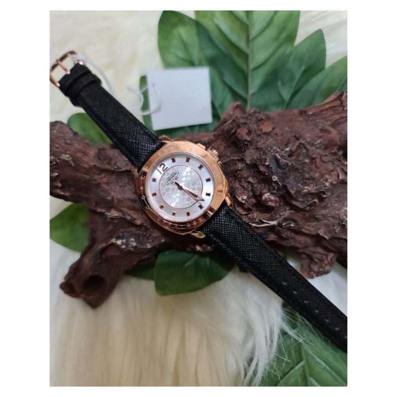 Coach Leather Strap Leather Women