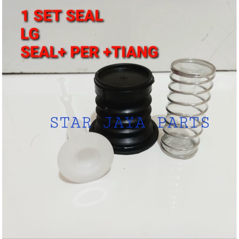 Satu Set Seal Pembuangan Mesin Cuci Polytron, Panasonic, Samsung, Sharp,lg(per+karet)