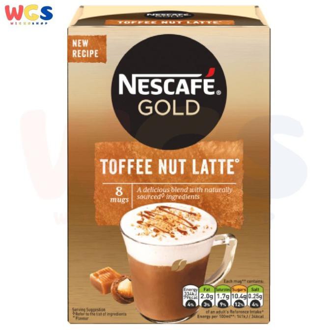 

Nescafe Gold Toffee Nut Latte 8 X 19.5Gr 156G Spesial Ramadhan