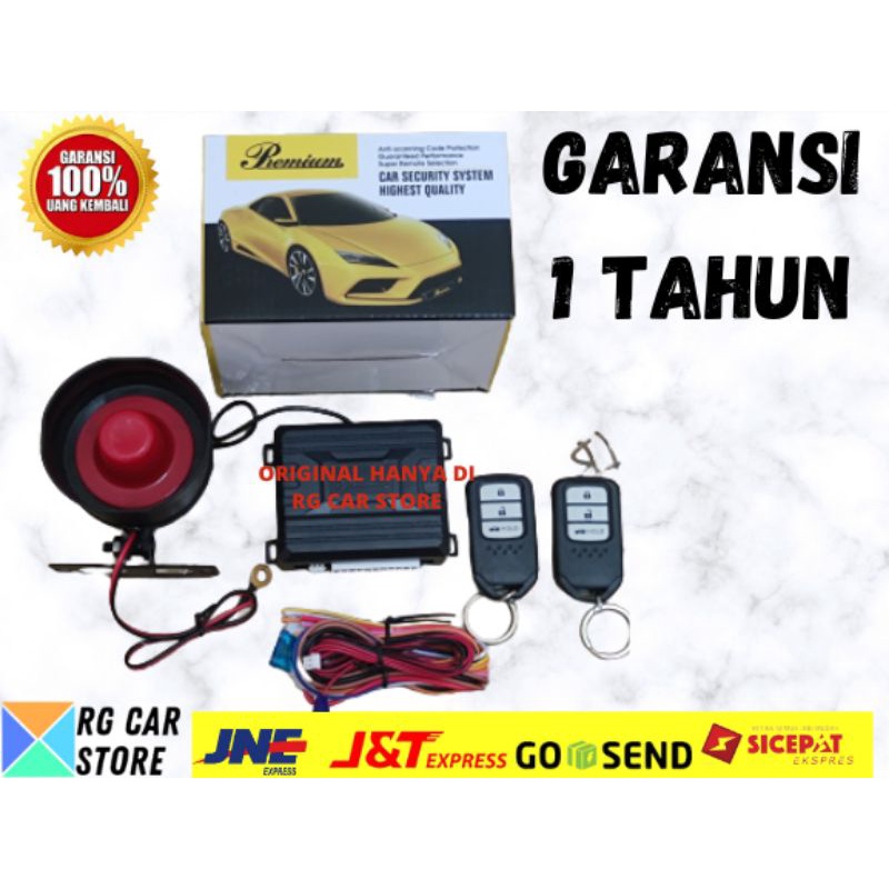 CAR ALARM PREMIUM UNIVERSAL DIJAMIN ORIGINAL BISA UNTUK SEMUA JENIS MOBIL