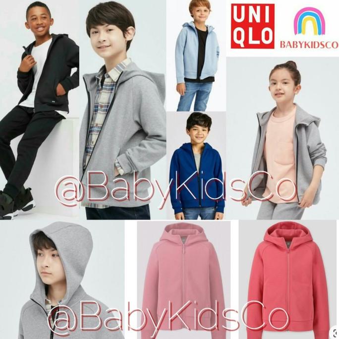 TERMURAH JAKET UNIQLO ANAK LAKI PEREMPUAN ZIP HOODIE JACKET KIDS JAKET ANAK ORI