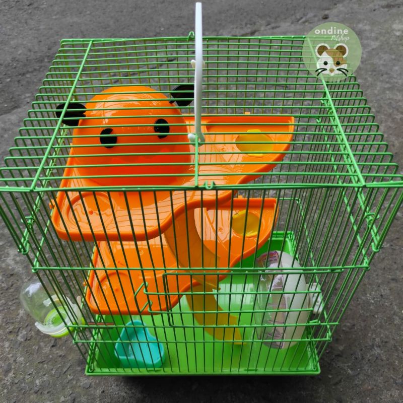 [ONDINE PETSHOP] Kandang Hamster Tingkat HC65-3
