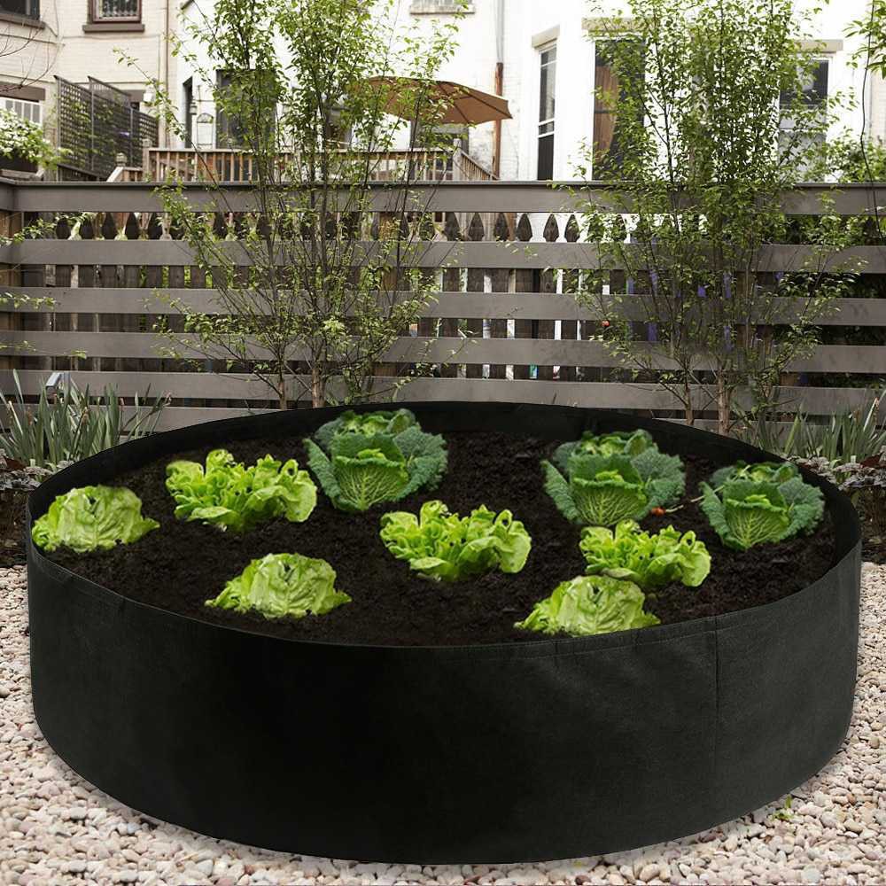 Raised Bed Planter Pot Tanaman Besar Minimalis Fabric Breathable