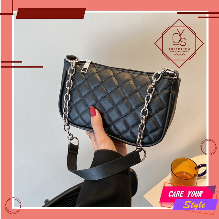 CYS Shoulder Bag Wanita Tas Bahu Rantai Tas Wanita Selempang Fashion Bag Korea Import T215