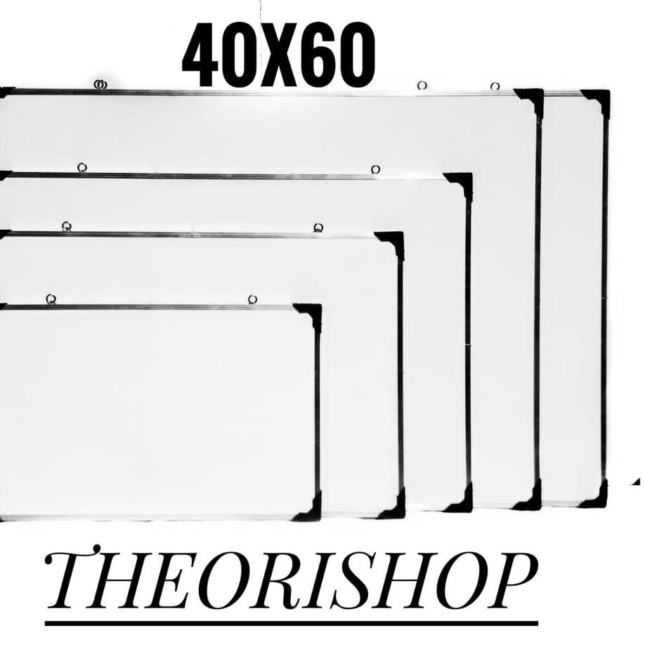

NW2Q White Board/Papan Tulis Dua Sisi Spl dan Kapur 40 X 60 cm C7бD
