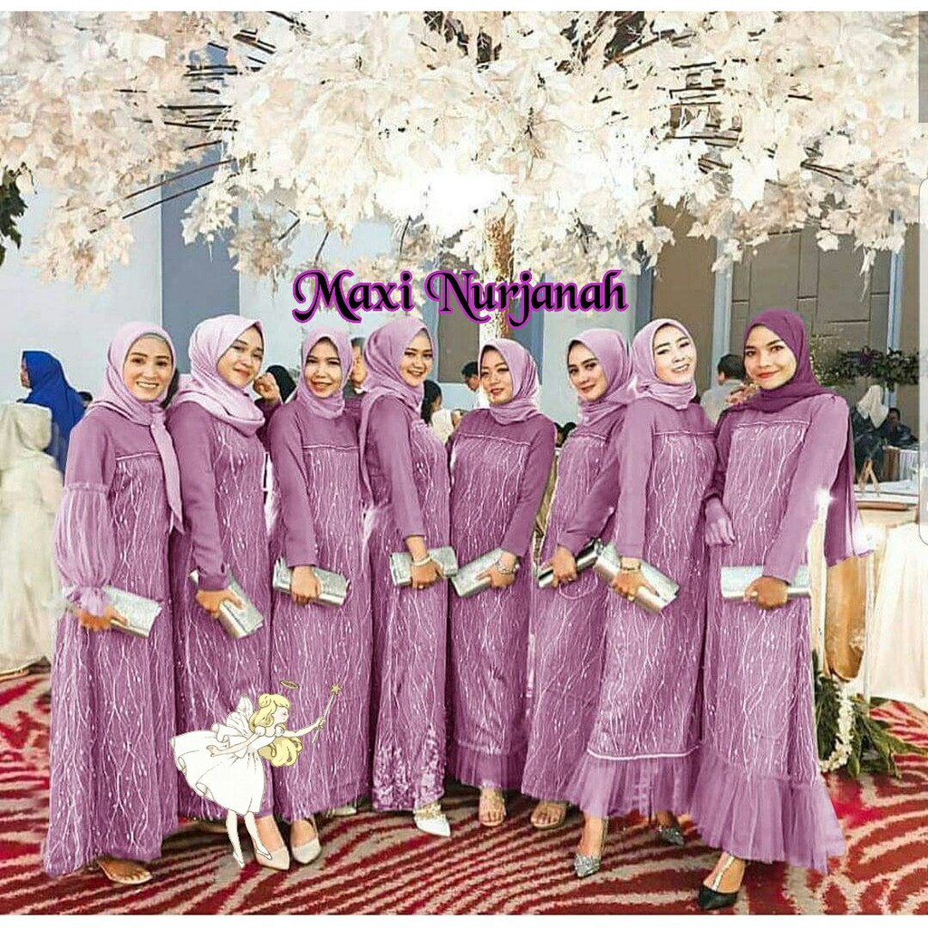 BM MAXI NURJANAH / BAJU MUSLIM GAMIS MODERN