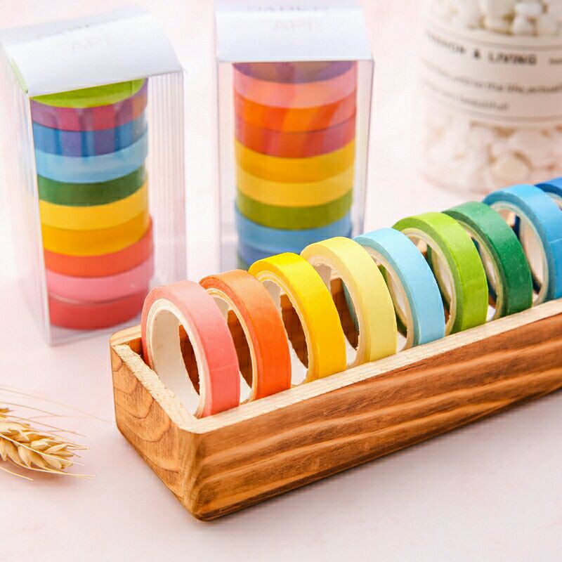 

Colorful washi tape sample/satuan polos berwarna/warna by crafthiings
