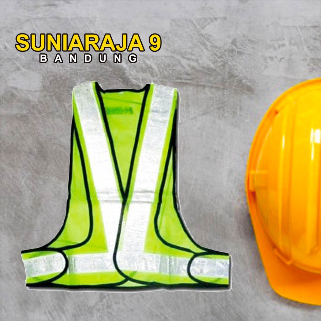 SAFETY VEST / ROMPI SAFETY / JARING V SCOTLIGHT HIJAU
