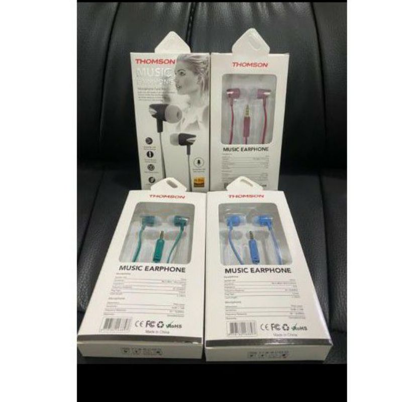HF HEADSET/EARPHONE THOMSON METAL + MIC SUPER BASS