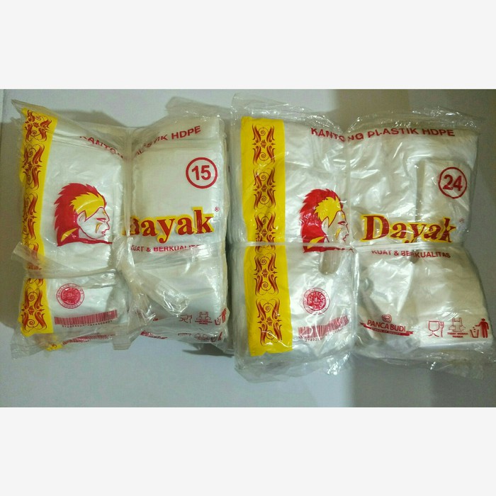 Kantong Kresek Dayak, Kantong Plastik Bening
