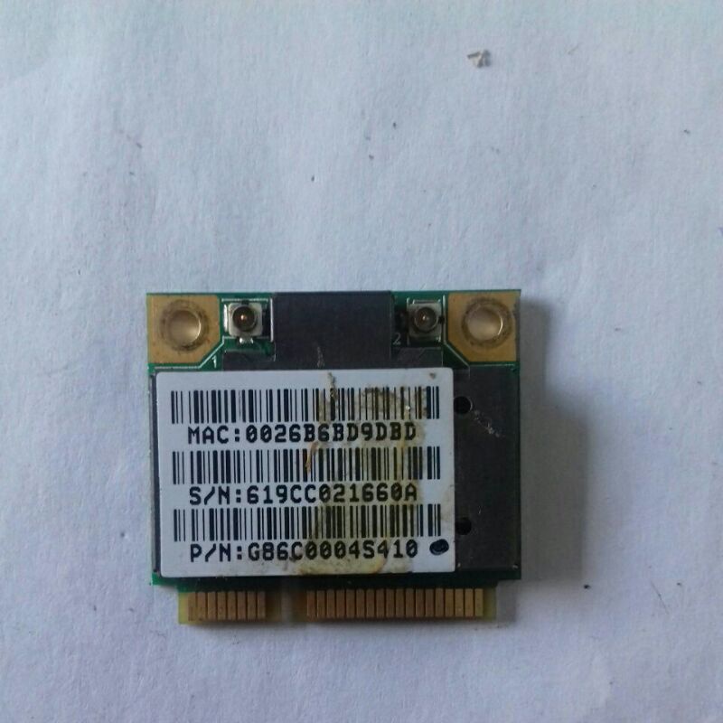 WiFi Card wireless Laptop Toshiba Portege M900 Original Second