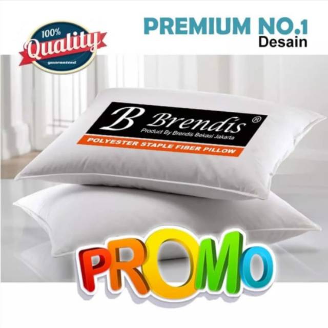 Bantal kepala Brendis Asli 100% Original kualitas Hotel