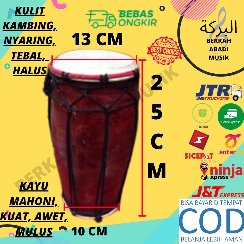 GENDANG JAIPONG ANAK 25 CM KENDANG JAIPONG ANAK KENDANG RAMPAK ANAK GENDANG RAMPAK ANAK GENDANG ANAK