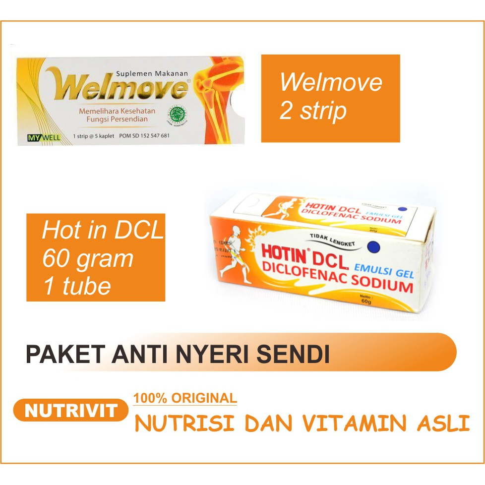 PAKET NYERI SENDI (WELMOVE + HOT IN DCL)