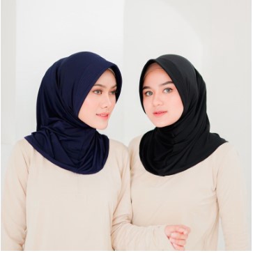 Bergo Sport Jersey Premium || Bergo Sport || Hijab Instan bisa COD ( BAYAR DI RUMAH )