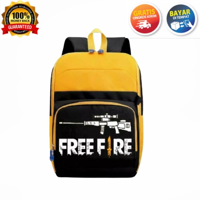 COD TAS BACKPACK SEKOLAH ANAK COWOK FREE FIRE FF KEREN RANSEL TK SD KEREN KADO TERBARU