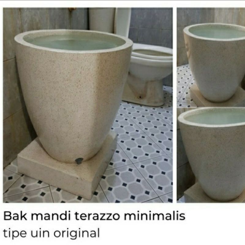 Bak mandi Terazzo Minimalis Original Tipe UIN T70cm