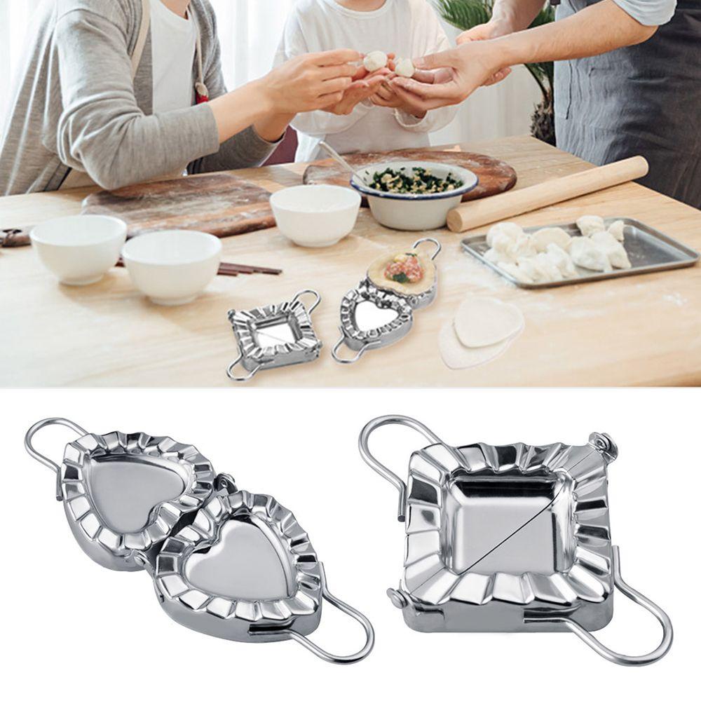 Solighter Dumpling Mold Household Bakeware Cetakan Adonan Stainless Steel