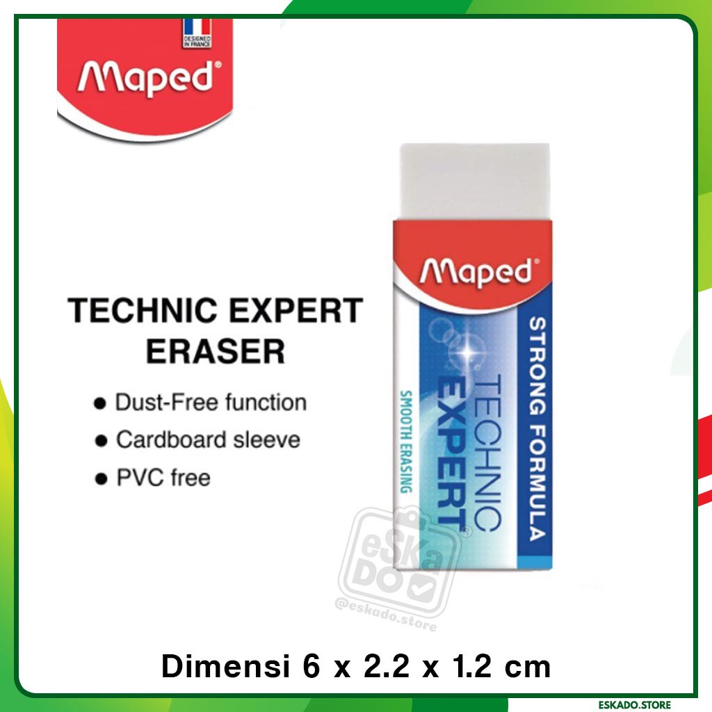 Penghapus / Eraser Maped Technic Expert ( Refill Gom Stick )