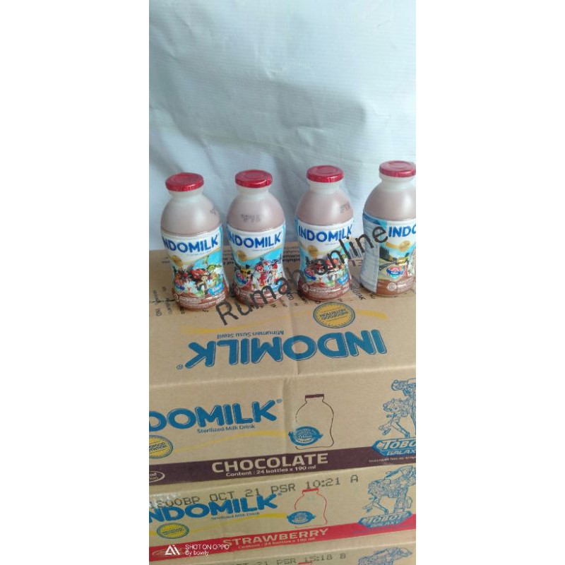 

Indomilk botol 190ml/Susu indomilk/Susu uht