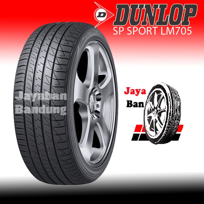 DUNLOP LM705 195/70 R14 - Ban Mobil Cocok Untuk Toyota Kijang Innova