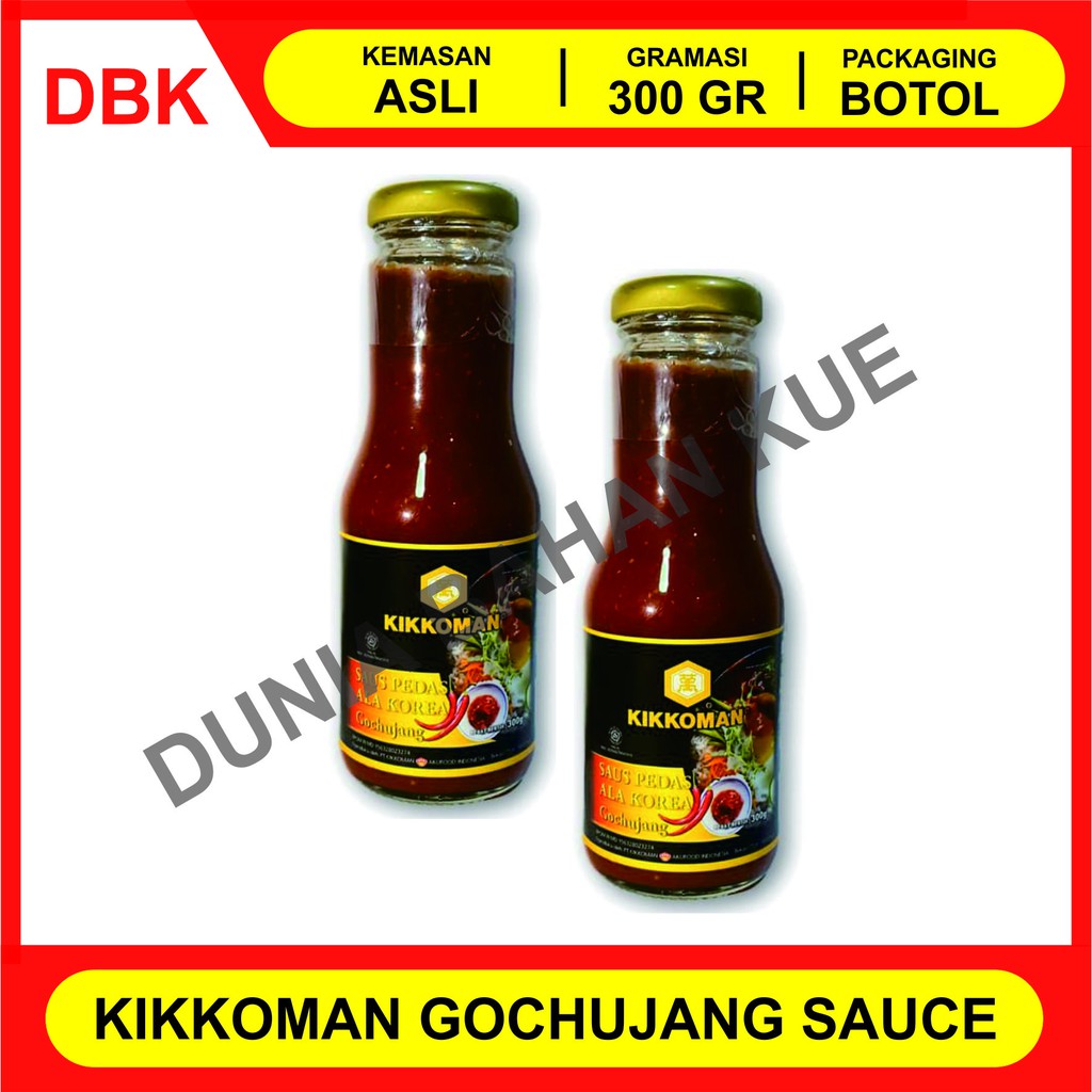 

KIKKOMAN GOCHUJANG SAUCE / SAUS SAMBAL PEDAS ALA KOREA HALAL 300 GR
