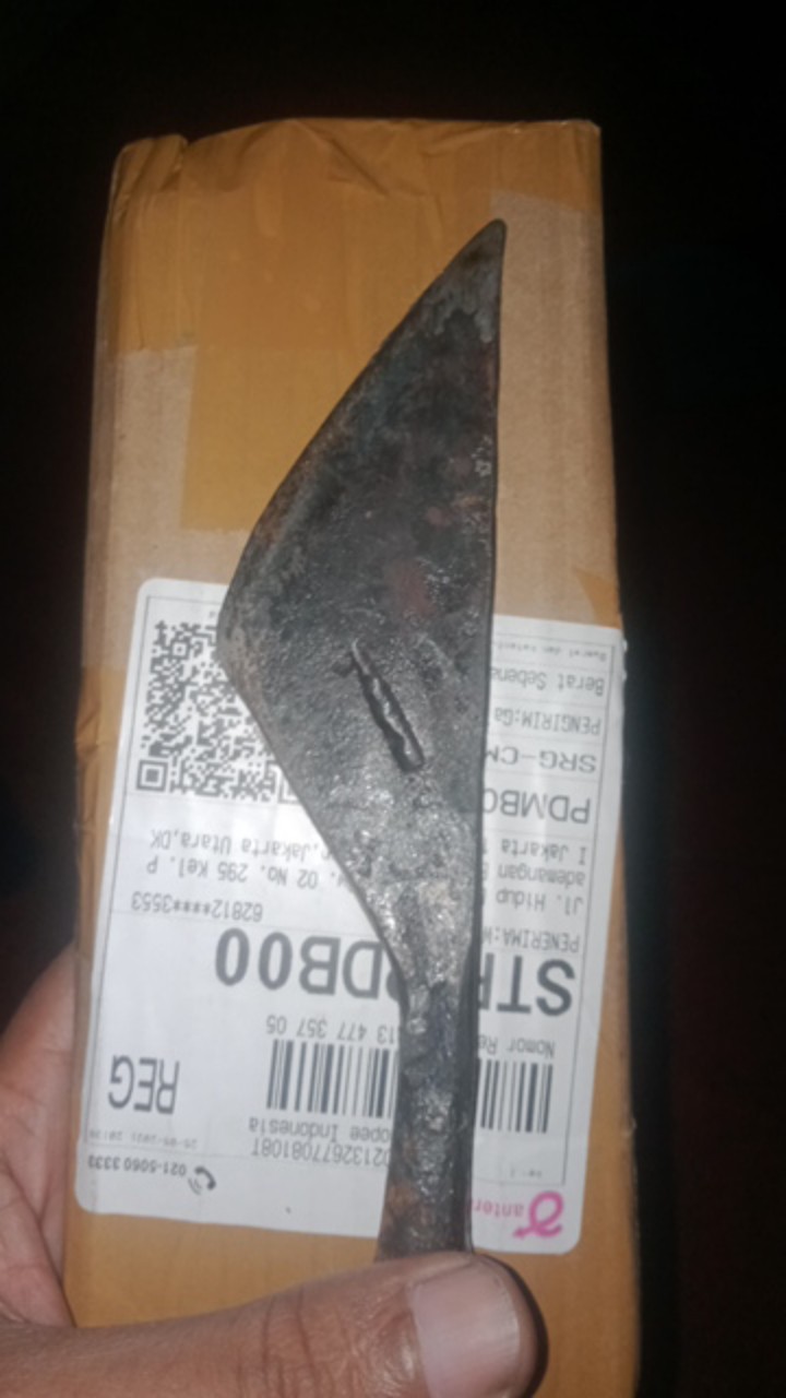 Pisau Pangot/pisau Raut Belah Bambu Dari Baja Per