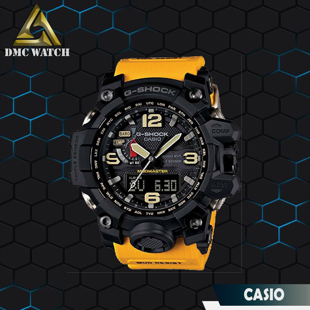 Jam Tangan Pria Casio G-Shock GWG-1000 MUDMASTER Yellow Original BM