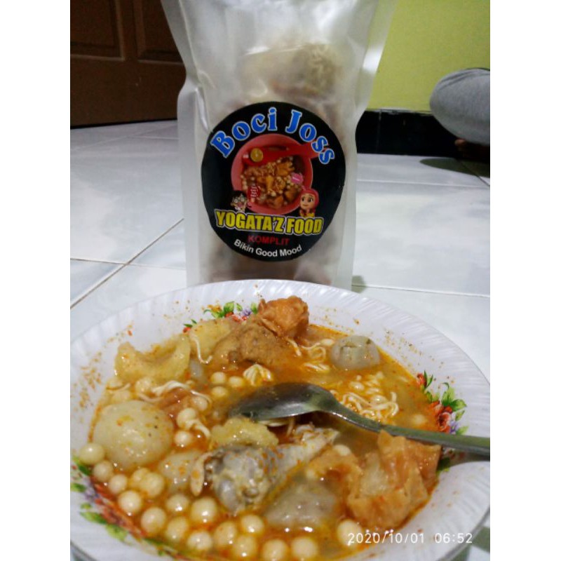 

bakso aci ( boci joss) komplit