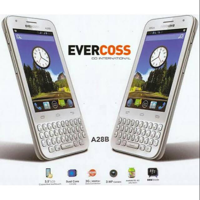 Evercoss 8b Android Murah Qwerty Shopee Indonesia