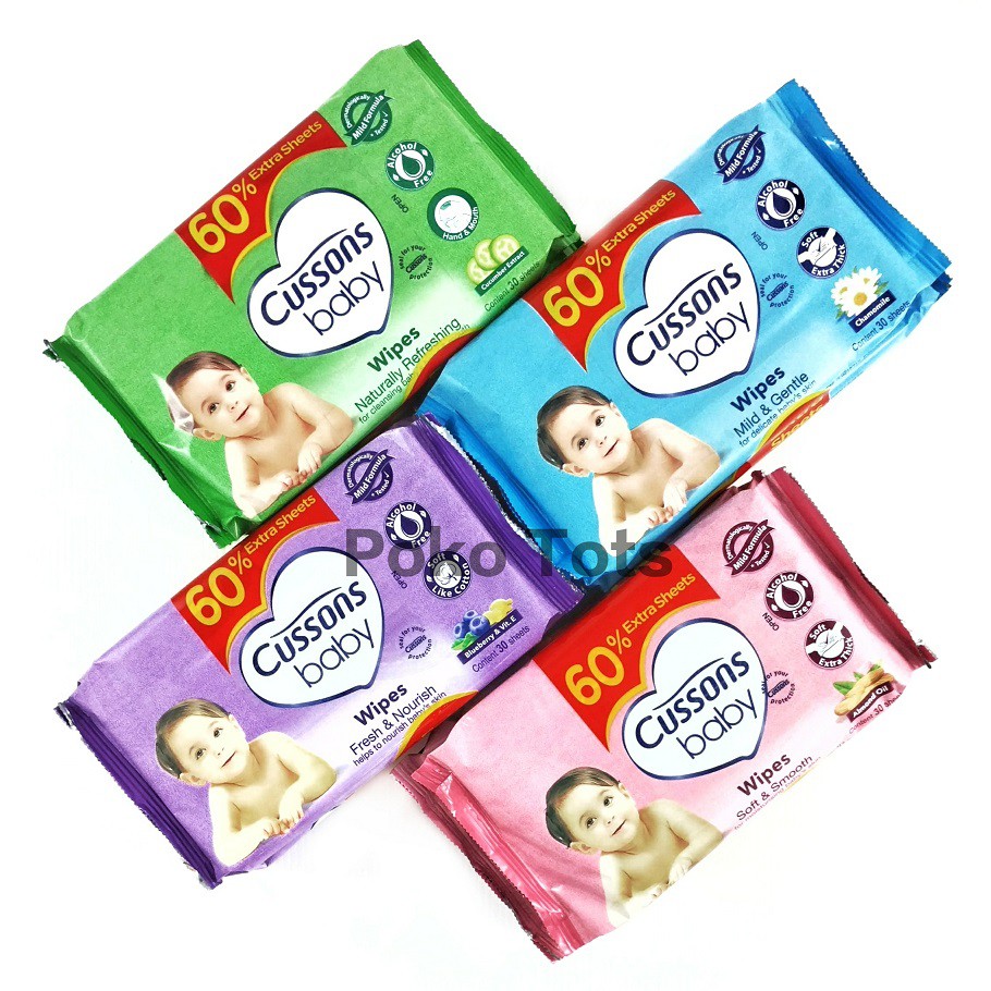 Cussons Baby Wipes Tissue Basah Beli 1 pcs isi 50s Bonus 1 pcs isi 50s Tisu