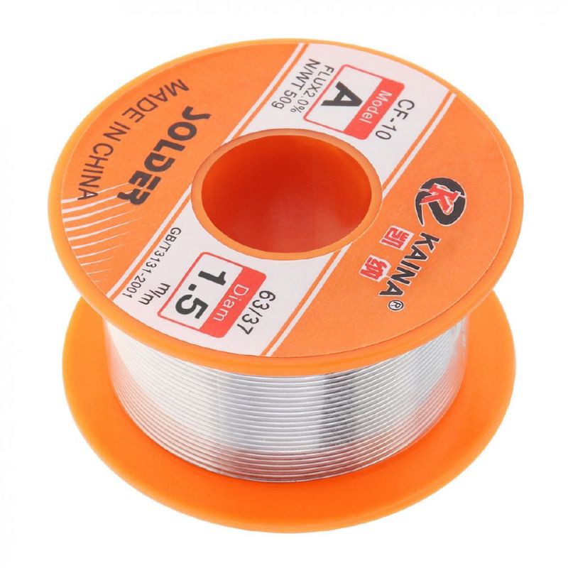 Kawat Timah Solder Rosin Core Flux 2% 50G 63 / 37