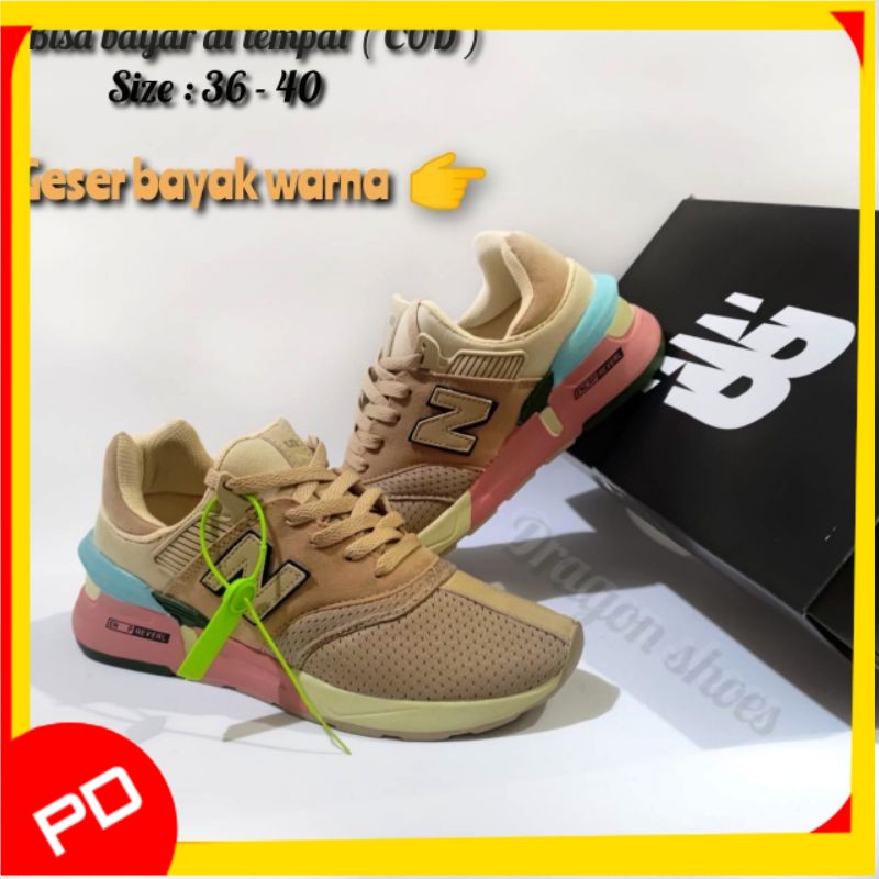 Bisa (COD) promo Sepatu Wanita New Sport NB Balence_ 997 Sepatu NB Sneakers Sepatu NB Wanita Terbaru