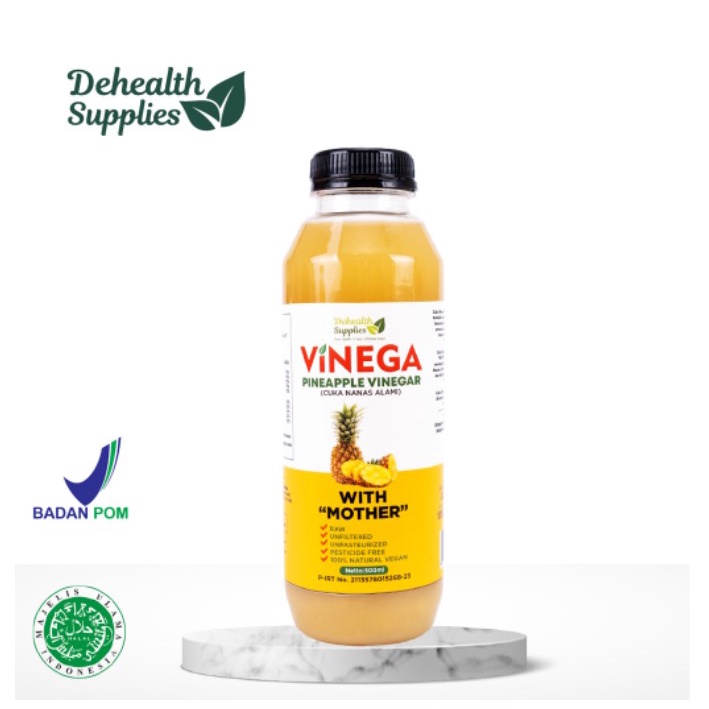 Dehealth Supplies VINEGA CUKA Nanas 500ml Plastik - Pineapple Vinegar