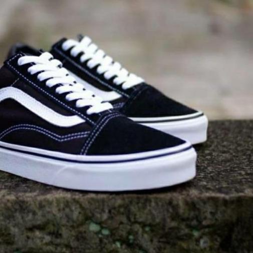 SEPATU VANS PRIA WANITA COWOK CEWEK KEREN HITAM PUTIH OLD SKOOL ORIGINAL IMPORT PREMIUM MURAH TERBAR