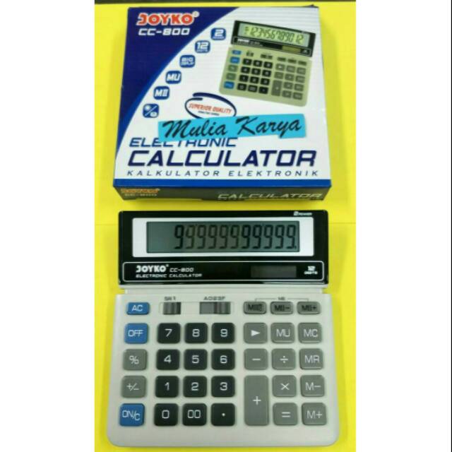 

Kalkulator Calculator Joyko CC800 model 868