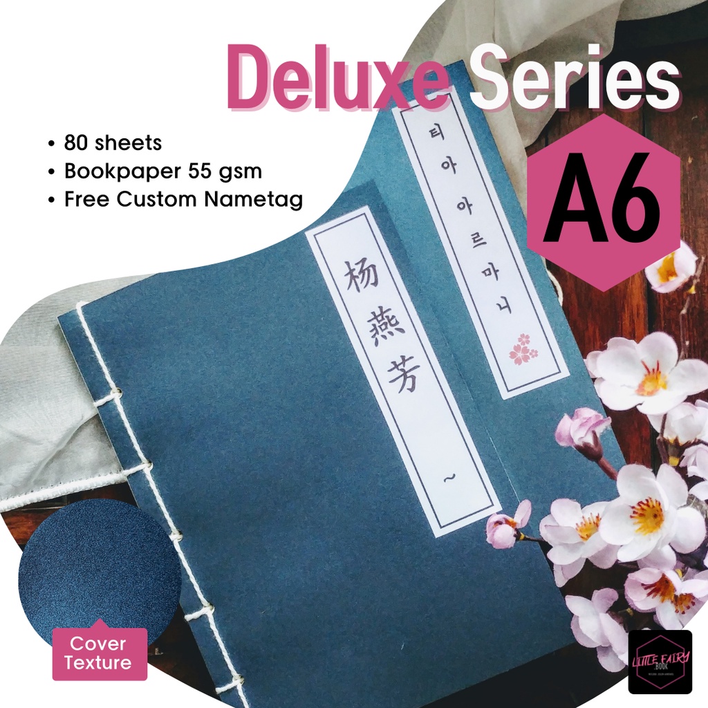 

[A6] Korean Joseon Handmade Notebook Diary Buku Catatan DELUXE by Little Fairy