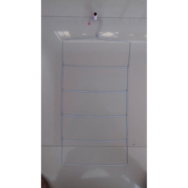 HANGER JILBAB BESI / KAWAT 5 SUSUN