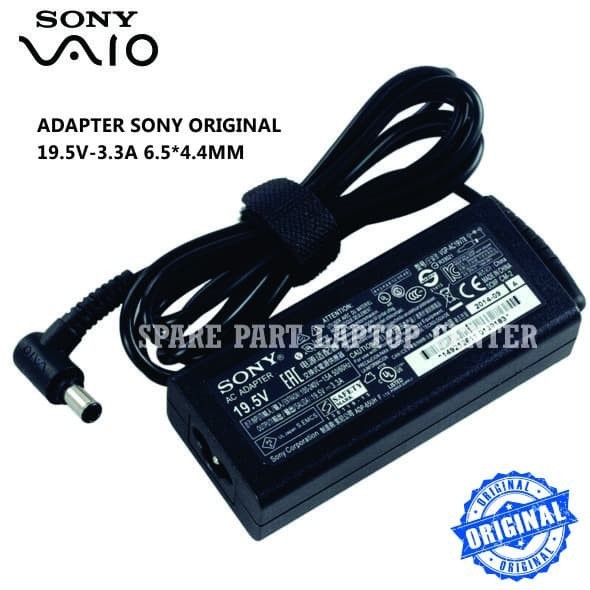 ADAPTOR SONY VGP-AC19V44 VGP-AC19V48 VGP-AC19V49 VGP-AC19V63 PCG-7D1M VGN-E50B/S VGN-E50B/B ORI BARU